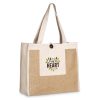 Okiyo Hikari Jute & Cotton Tote Okiyo Hikari Jute & Cotton Tote
