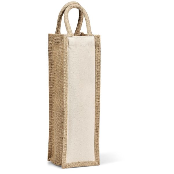 Okiyo Inshu Jute & Cotton Wine Tote 3 Okiyo Inshu Jute & Cotton Wine Tote