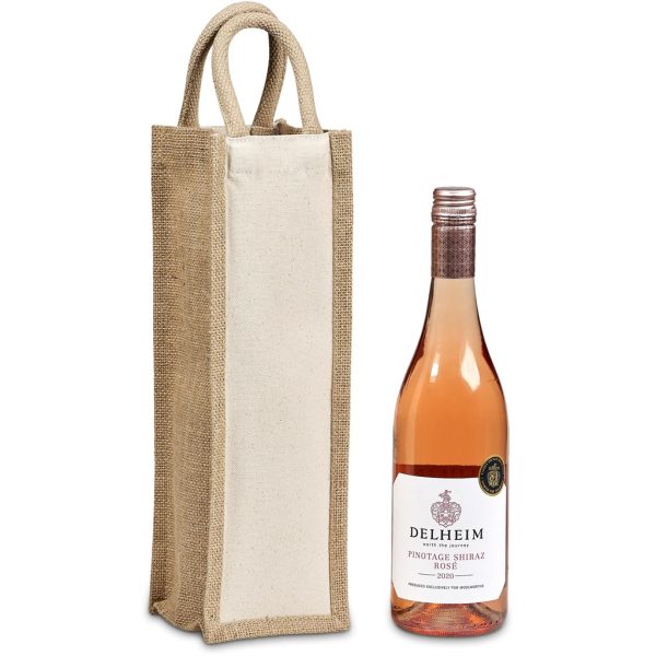 Okiyo Inshu Jute & Cotton Wine Tote 5 Okiyo Inshu Jute & Cotton Wine Tote