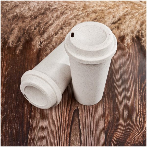 Okiyo Katagi Wheat Straw Double-Wall Tumbler – 450ml4 Okiyo Katagi Wheat Straw Double-Wall Tumbler – 450ml
