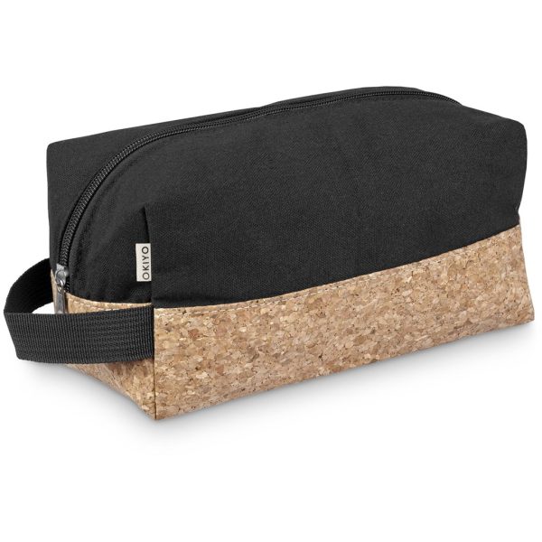Okiyo Koruku Cork & Cotton Toiletry Bag 4 Okiyo Koruku Cork & Cotton Toiletry Bag
