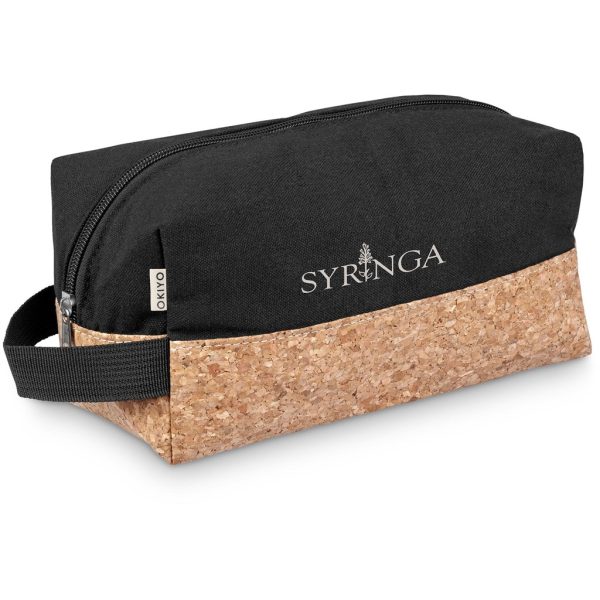 Okiyo Koruku Cork & Cotton Toiletry Bag Okiyo Koruku Cork & Cotton Toiletry Bag