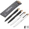 Okiyo Mimo Recycled Aluminum Ball Pen & Pencil Set Okiyo Mimo Recycled Aluminum Ball Pen & Pencil Set