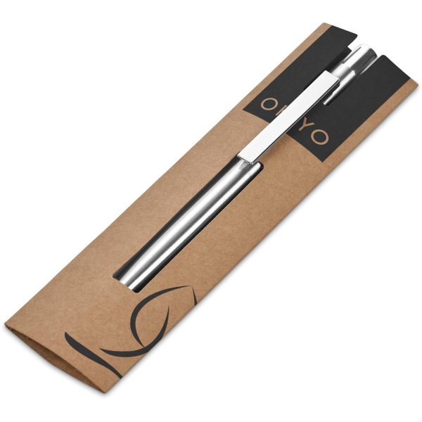Okiyo Mio Recycled Stainless Steel Ball Pen 3 Okiyo Mio Recycled Stainless Steel Ball Pen
