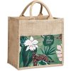 Okiyo Nuri Sublimated Pocket Jute Tote Okiyo Nuri Sublimated Pocket Jute Tote