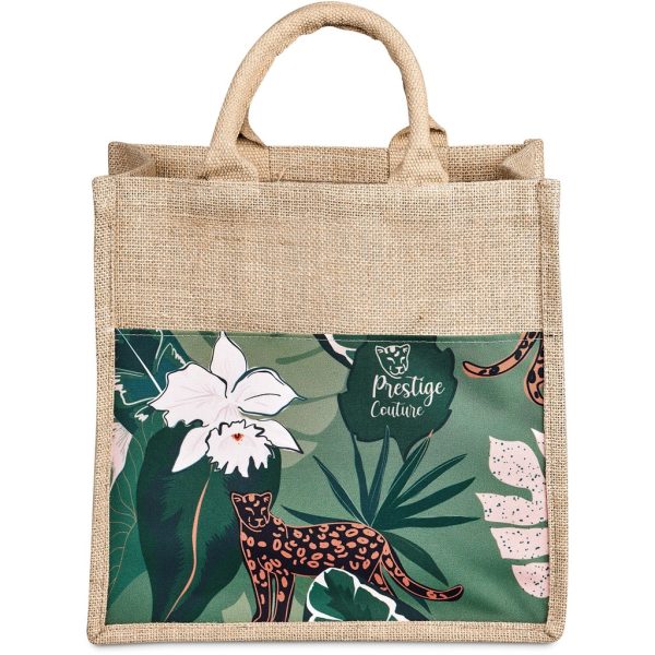 Okiyo Nuri Sublimated Pocket Jute Tote 7 Okiyo Nuri Sublimated Pocket Jute Tote