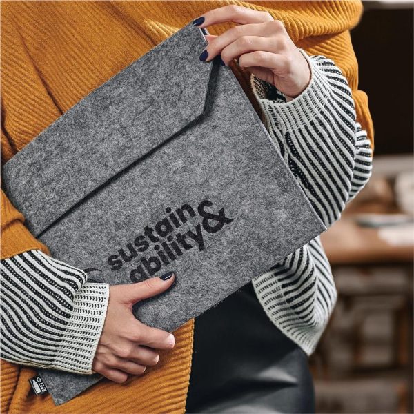 Okiyo Shorui Recycled PET Felt Document Bag 9 Okiyo Shorui Recycled PET Felt Document Bag