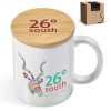 Okiyo Sozo Bamboo & Ceramic Sublimation Coffee Mug - 330ml18 Okiyo Sozo Bamboo & Ceramic Sublimation Coffee Mug - 330ml