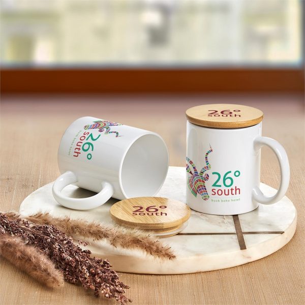 Okiyo Sozo Bamboo & Ceramic Sublimation Coffee Mug - 330ml2 Okiyo Sozo Bamboo & Ceramic Sublimation Coffee Mug - 330ml