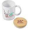 Okiyo Sozo Bamboo & Ceramic Sublimation Coffee Mug - 330ml4 Okiyo Sozo Bamboo & Ceramic Sublimation Coffee Mug - 330ml