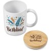 Okiyo Sozo Bamboo & Ceramic Sublimation Coffee Mug - 330ml5 Okiyo Sozo Bamboo & Ceramic Sublimation Coffee Mug - 330ml