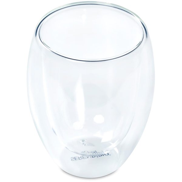 Serendipio Lorenzo Glass Double-Wall Cup - 350ml3 Serendipio Lorenzo Glass Double-Wall Cup - 350ml