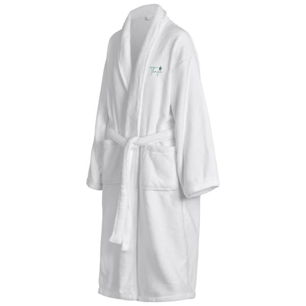 Serendipio Langham Ladies Coral Fleece Bathrobe 2 Serendipio Langham Ladies Coral Fleece Bathrobe