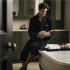 Serendipio Langham Mens Coral Fleece Bathrobe 3 Serendipio Langham Mens Coral Fleece Bathrobe