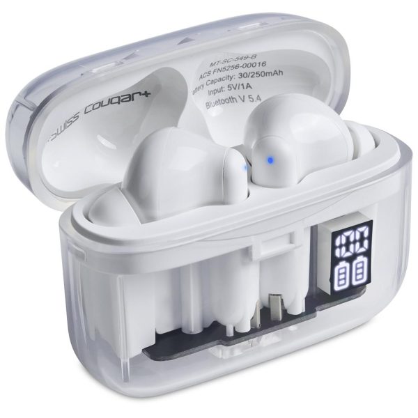 Swiss Cougar Basel Active Noise Cancelling TWS Earbuds 2 Swiss Cougar Basel Active Noise Cancelling TWS Earbuds