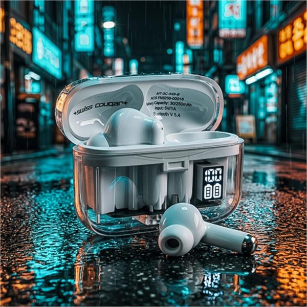 Swiss Cougar Basel Active Noise Cancelling TWS Earbuds 6 Swiss Cougar Basel Active Noise Cancelling TWS Earbuds
