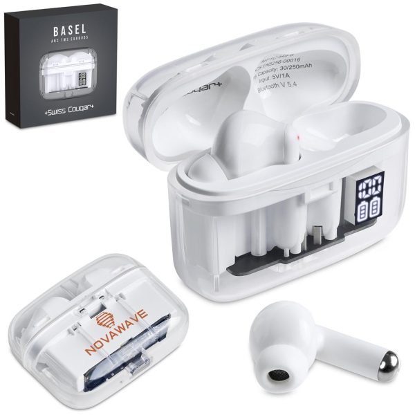 Swiss Cougar Basel Active Noise Cancelling TWS Earbuds Swiss Cougar Basel Active Noise Cancelling TWS Earbuds