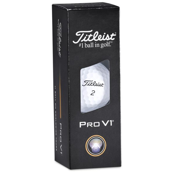 Titleist ProV1 Golf Balls (Sleeve of 3) 6 Titleist ProV1 Golf Balls (Sleeve of 3)