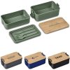 Urban Terrain Lakeside Double Layer Lunch Box & Cutlery Set Urban Terrain Lakeside Double Layer Lunch Box & Cutlery Set