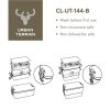 Urban Terrain Lakeside Double Layer Lunch Box & Cutlery Set 4 Urban Terrain Lakeside Double Layer Lunch Box & Cutlery Set